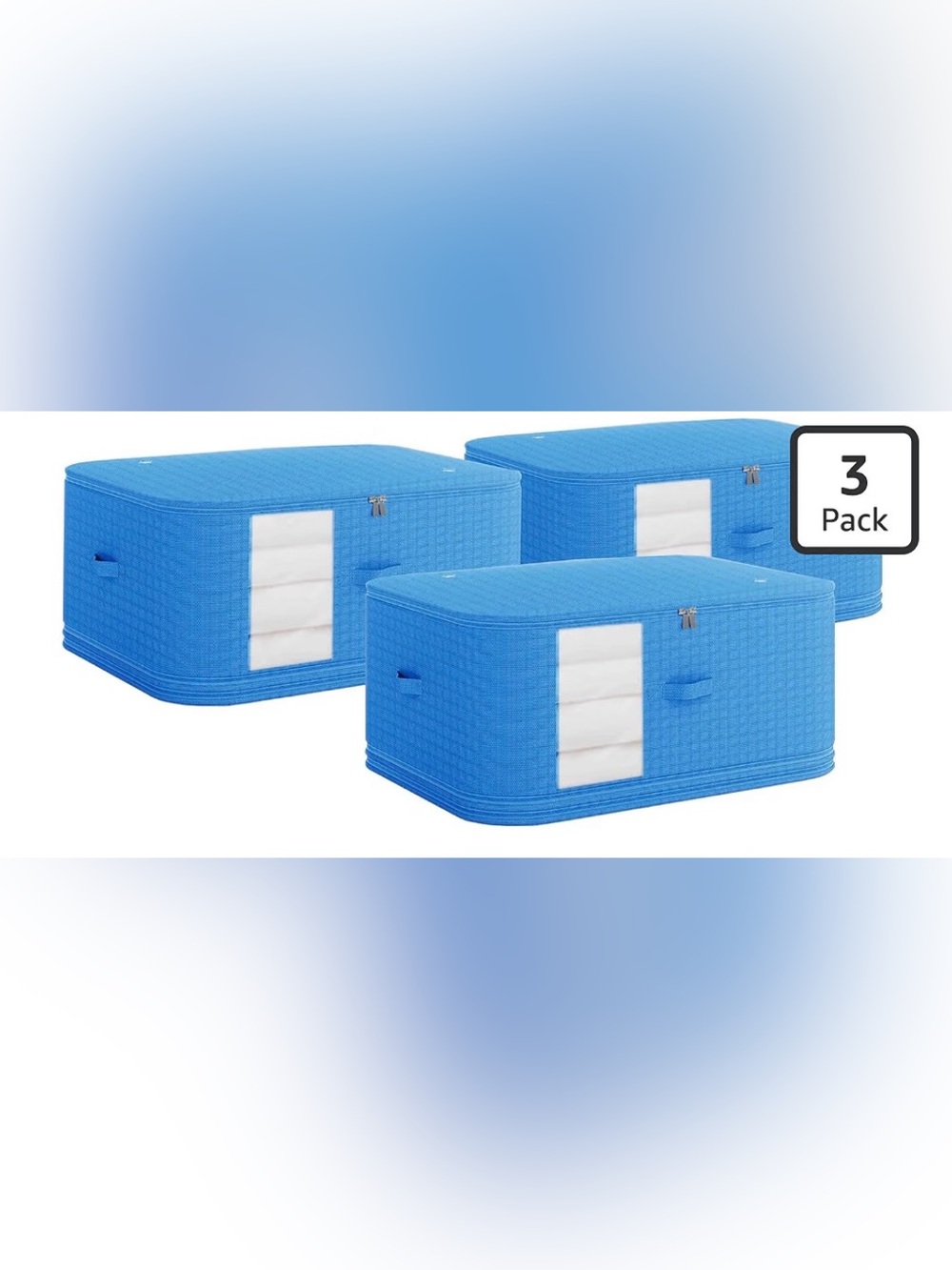 Compression Storage Bag - Blue Space-Saving Organizer